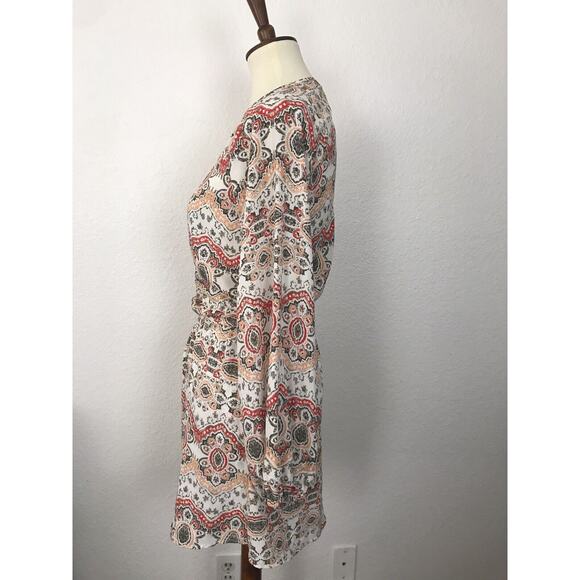 Revolve Show Me Your Mumu V Neck Multicolor Print Mini Dress - Picture 6 of 10